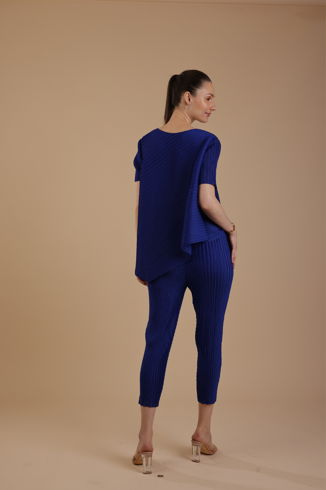 Hector Pleated Coord set (Royal Blue)