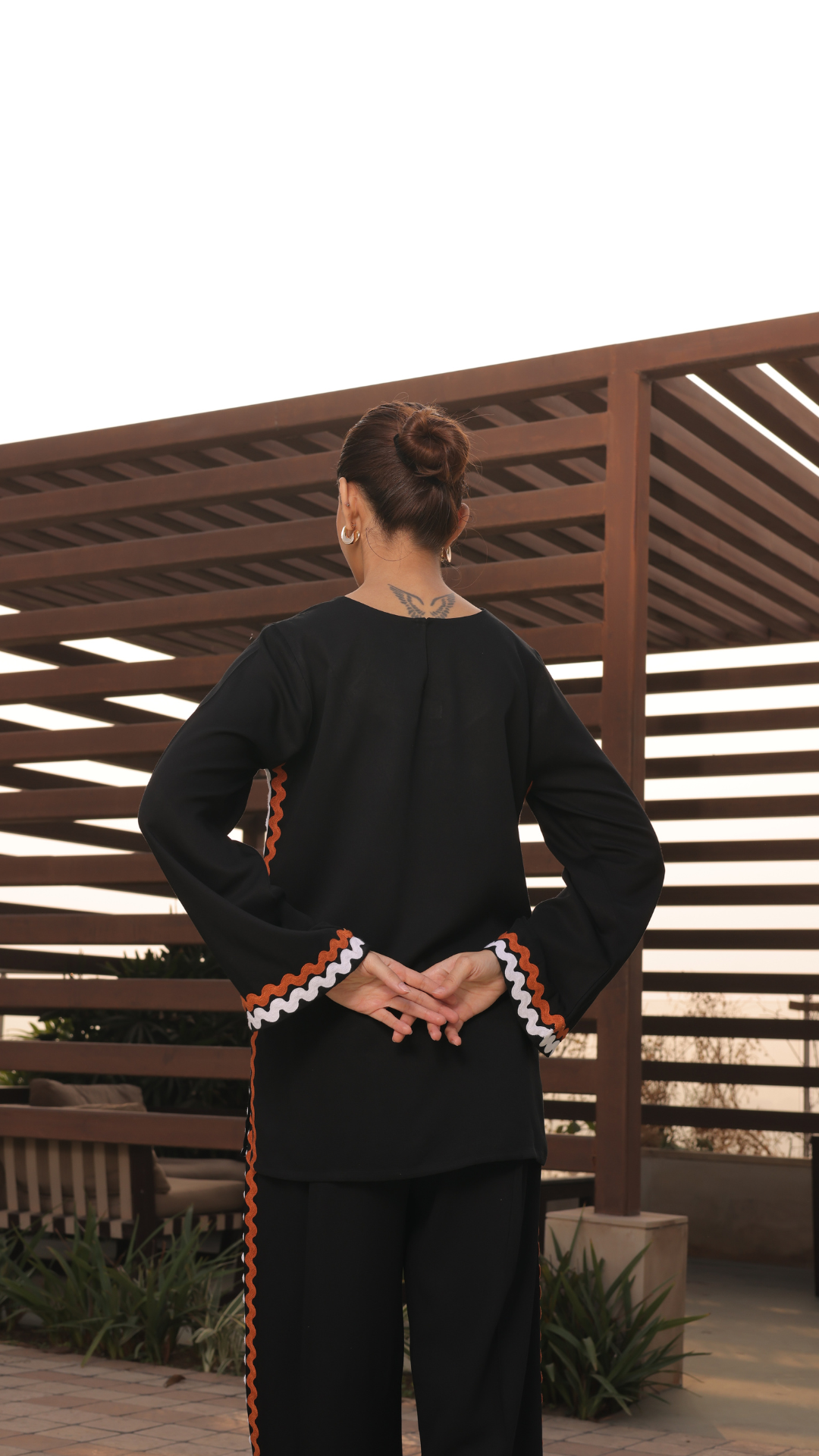 Owen Coord Set in Black - Full Sleeves (As Seen On Shreya Lakhani)