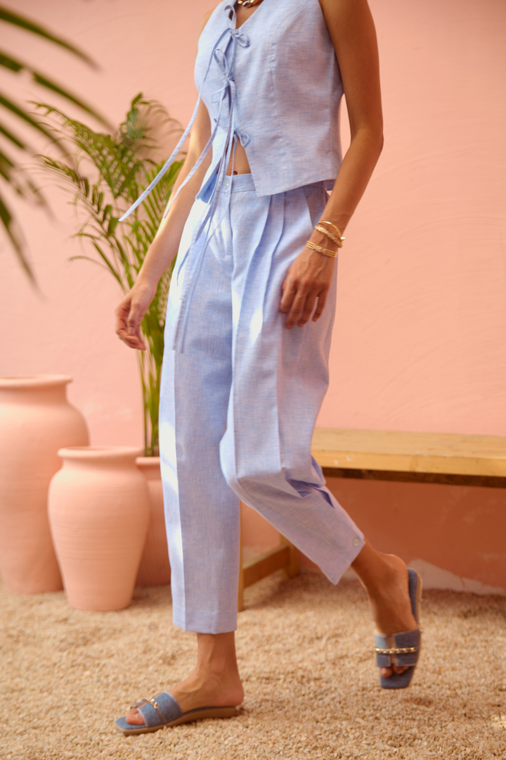 Camilia Coord Set (Sky Blue)