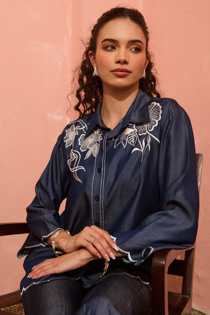 Bloom Denim Coord Set