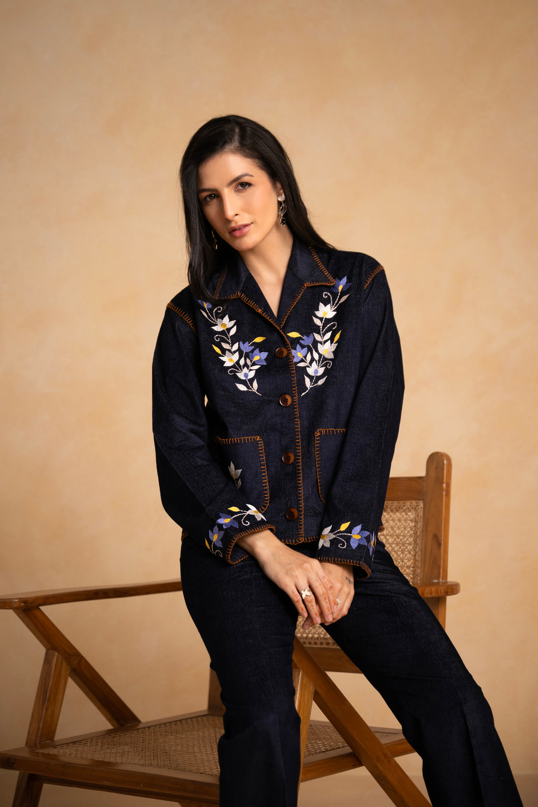 Midnight Bloom Co-ord Set