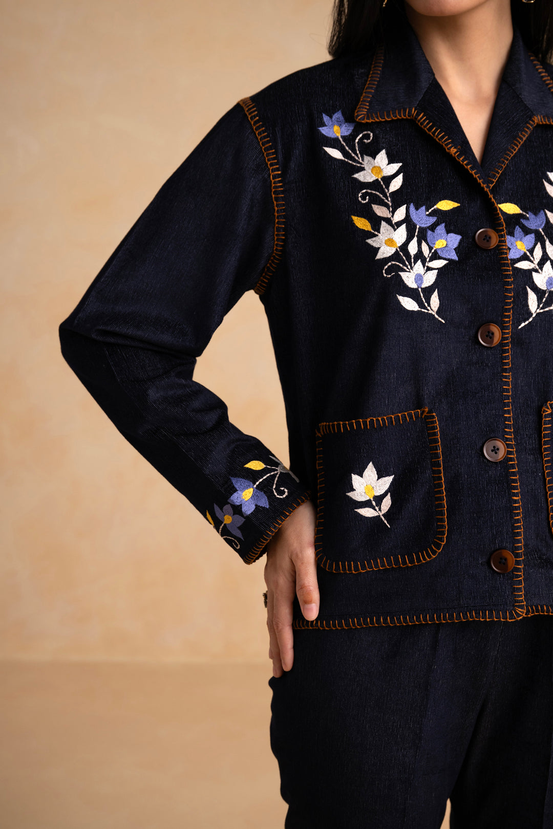 Midnight Bloom Co-ord Set