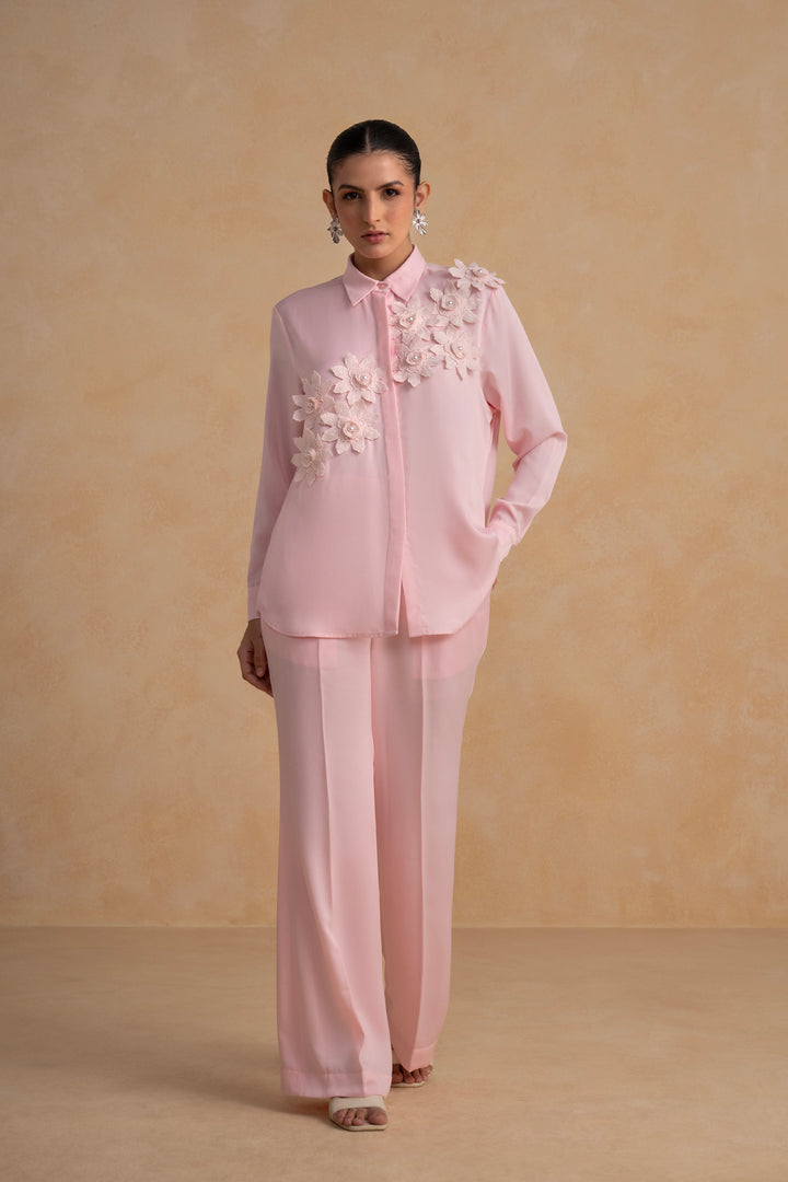 Lunara Co-ord Set (Blush Pink)