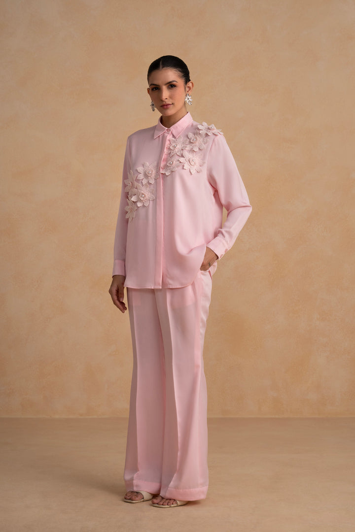 Lunara Co-ord Set (Blush Pink)