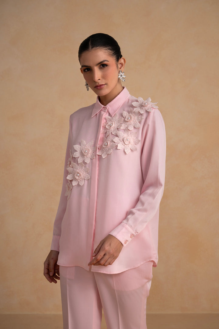 Lunara Co-ord Set (Blush Pink)