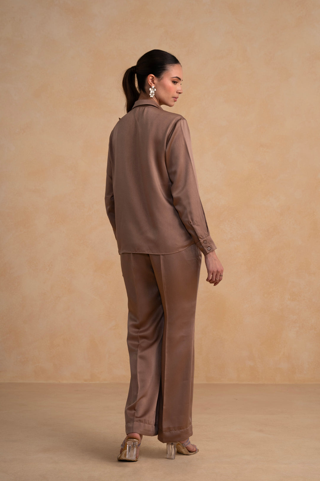 Lunara Co-ord Set (Chocolate Brown)