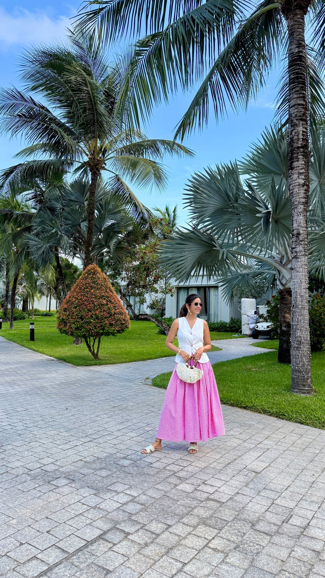 Firenze Gingham Co-ord Set (As Seen On Sneha Adwani)