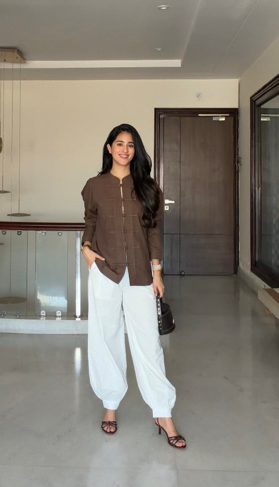 The Taro Linen Co-ord Set (As Seen on Bhumika Dhingra)