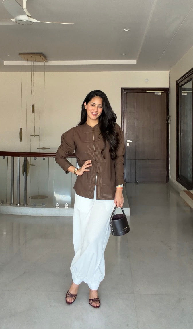 The Taro Linen Co-ord Set (As Seen on Bhumika Dhingra)