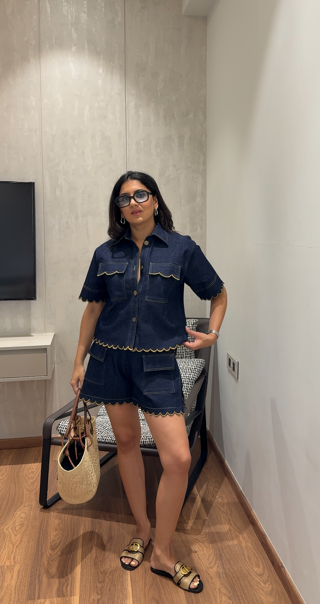 Gigi Denim Coord Set (As Seen on Vasundhra Sharma)
