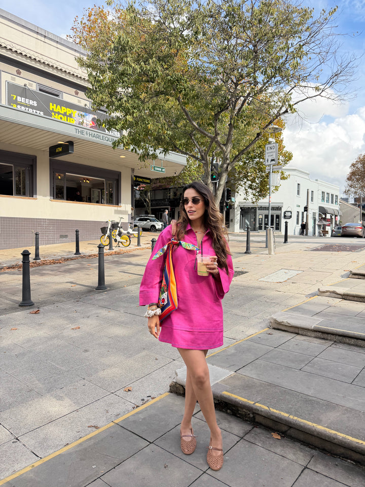 Jerry Denim Dress (As Seen on Ayesha Mehta)