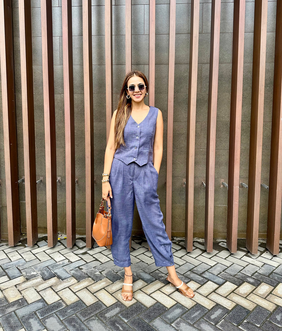 Camille Coord Set - Arctic Blue (As Seen On Sneha Adwani)