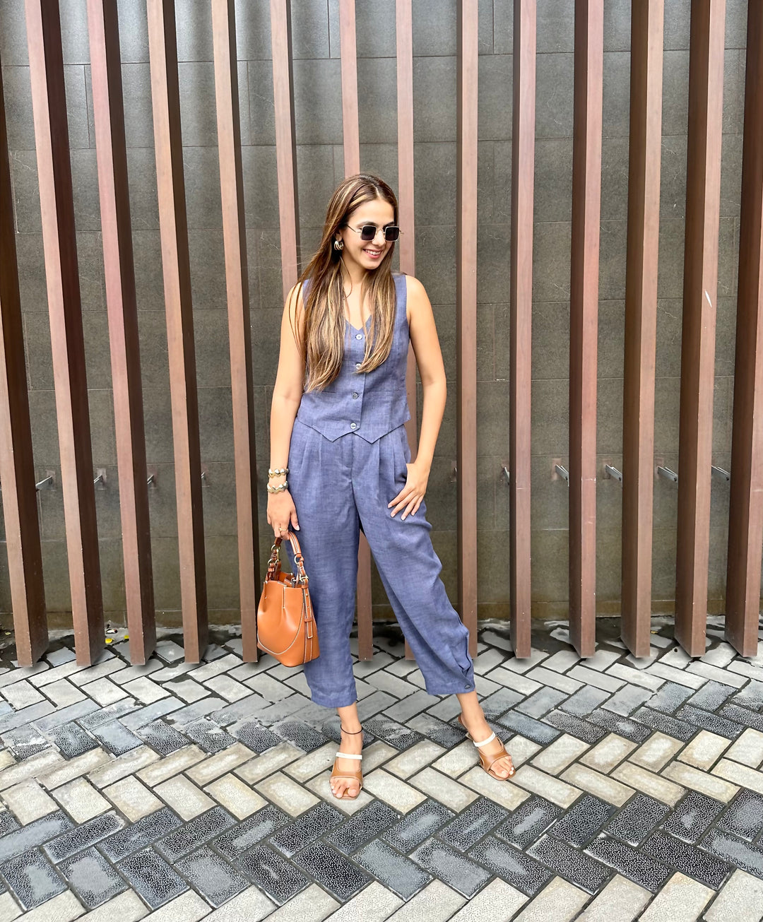 Camille Coord Set - Arctic Blue (As Seen On Sneha Adwani)