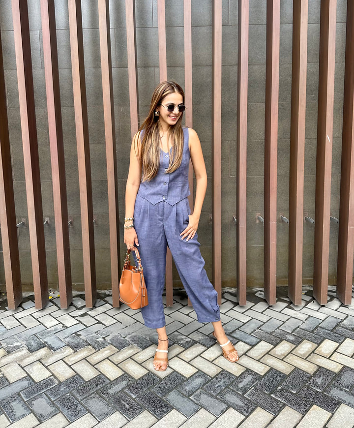 Camille Coord Set - Arctic Blue (As Seen On Sneha Adwani)