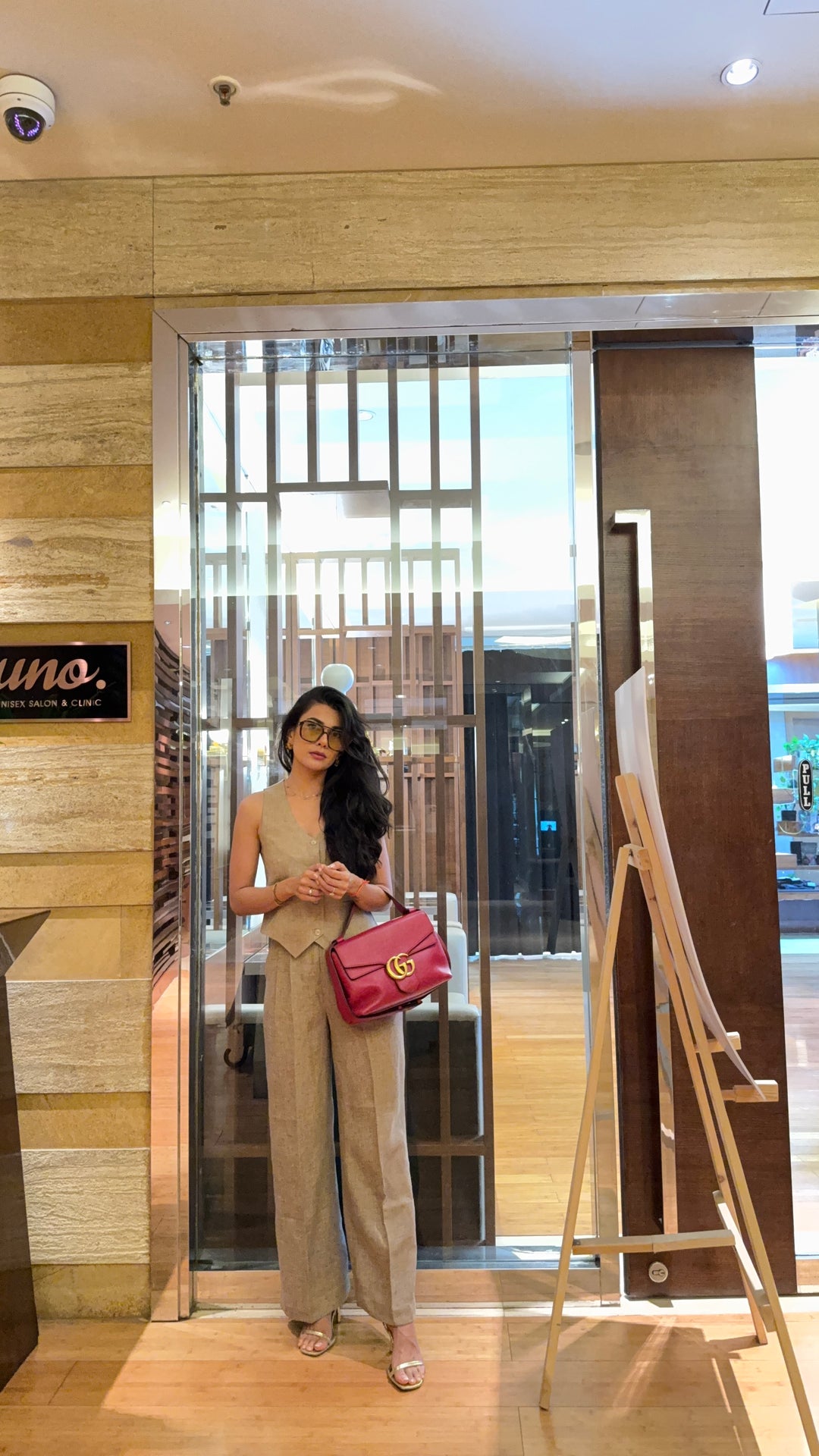 Camille Coord Set with Straight Pants - Sand (As Seen On Radhica Diwan)