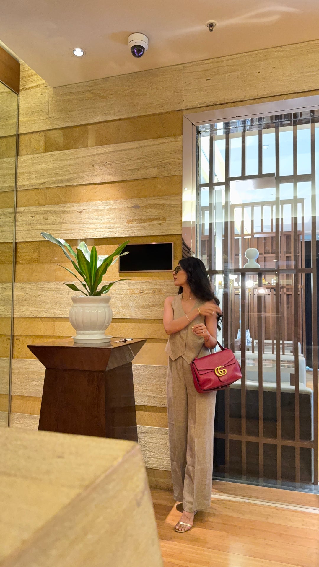 Camille Coord Set with Straight Pants - Sand (As Seen On Radhica Diwan)