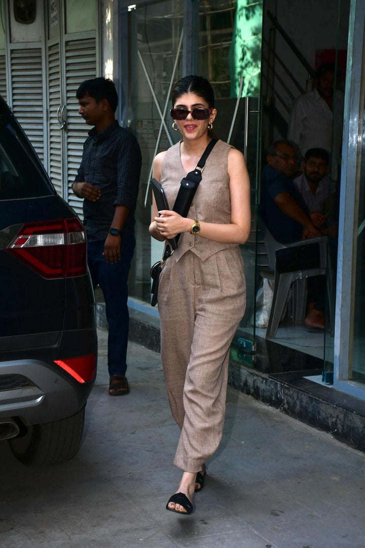 Camille Coord Set - Sand (As Seen On Sanjana Sanghi)