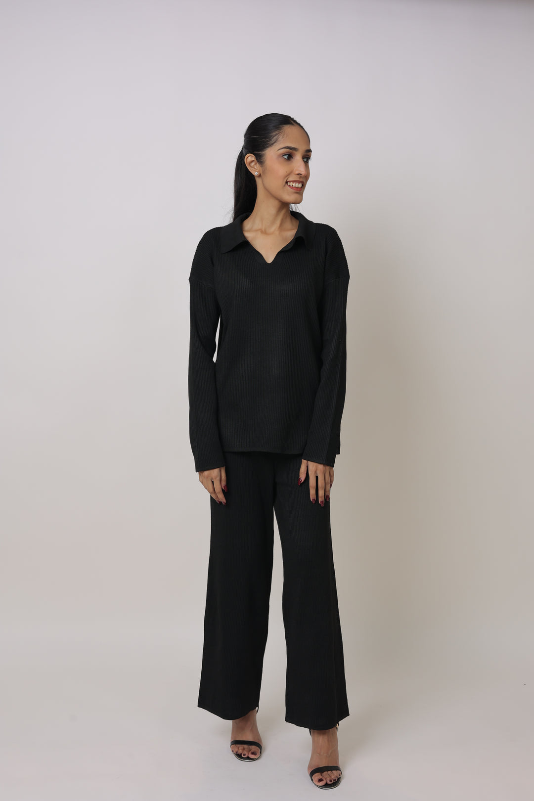 Edena Coord Set (Navy Blue)