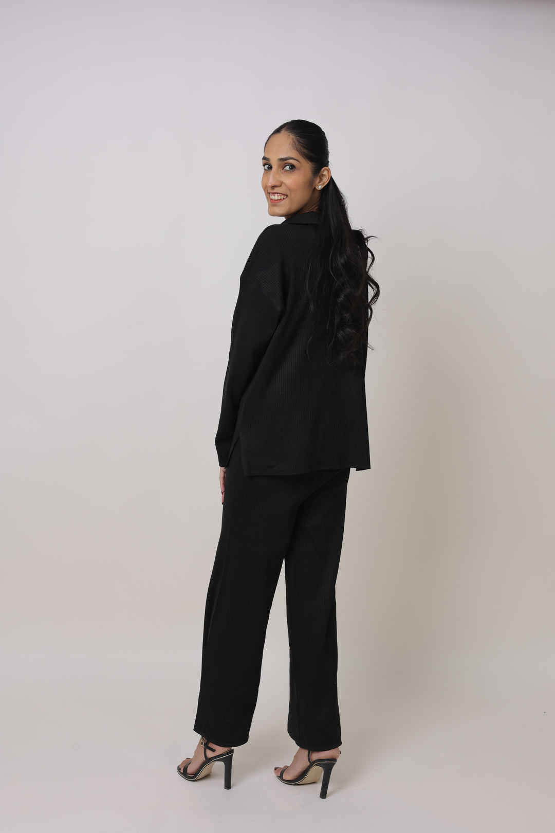 Edena Coord Set (Navy Blue)