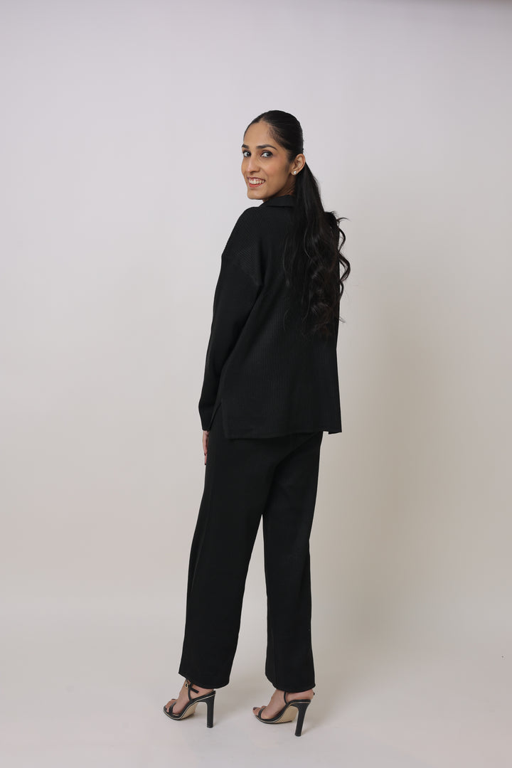 Edena Coord Set (Navy Blue)