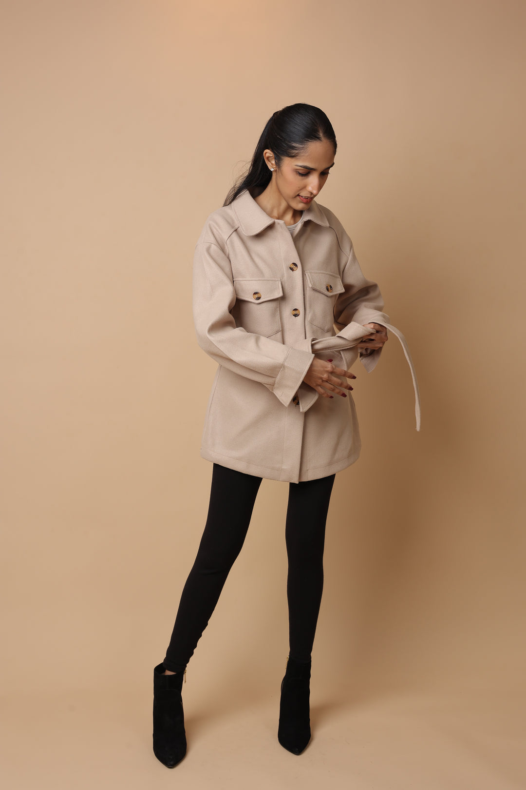 Luxevo Coat (Dark Brown)