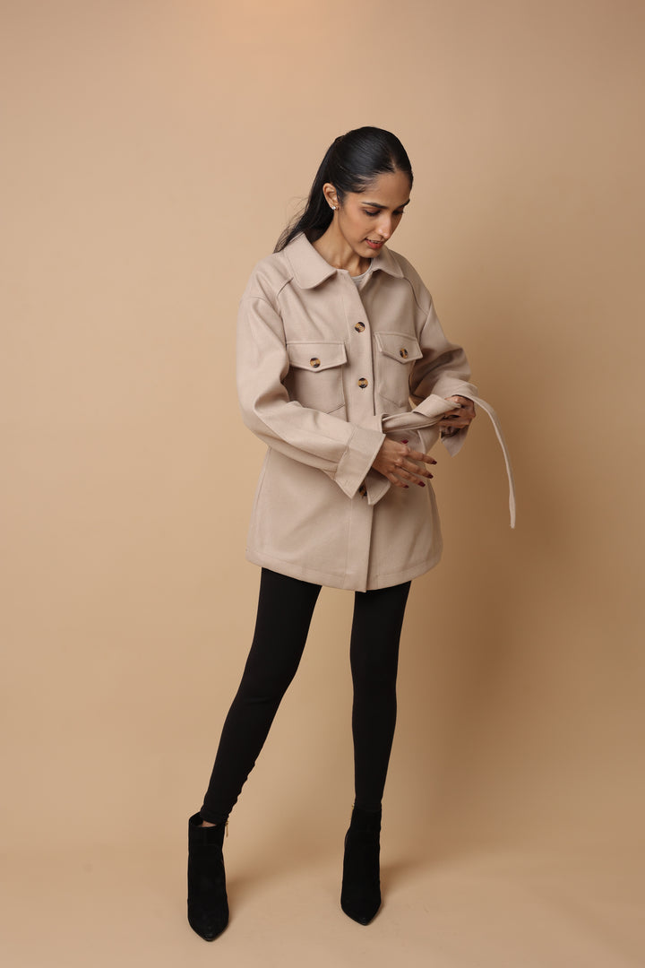 Luxevo Coat (Dark Brown)