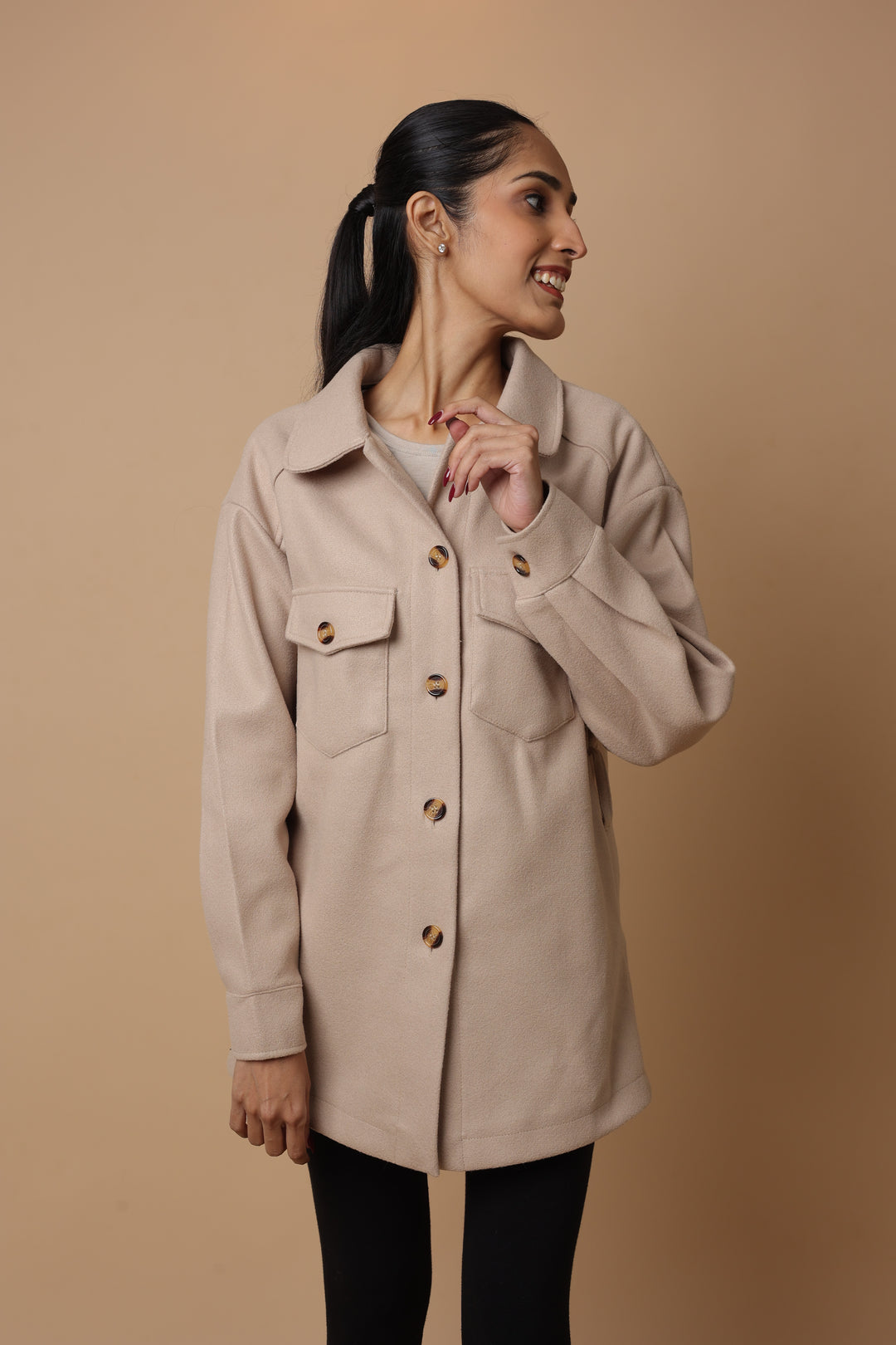 Luxevo Coat (Dark Brown)