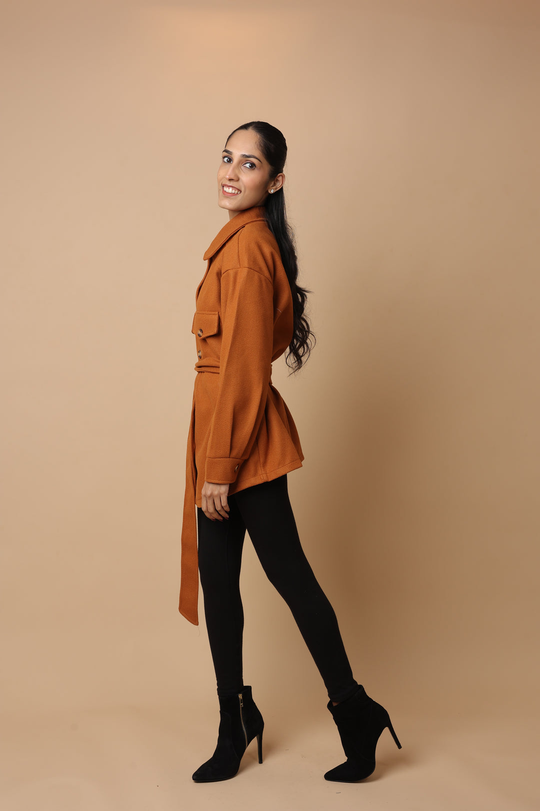 Luxevo Coat (Dark Brown)