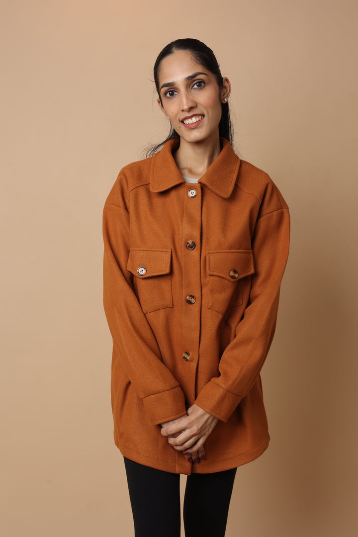 Luxevo Coat (Dark Brown)