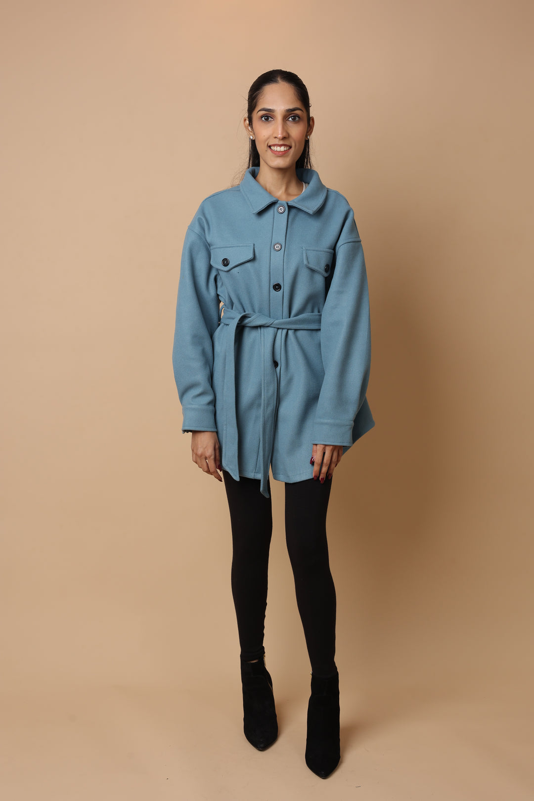 Luxevo Coat (Dark Brown)