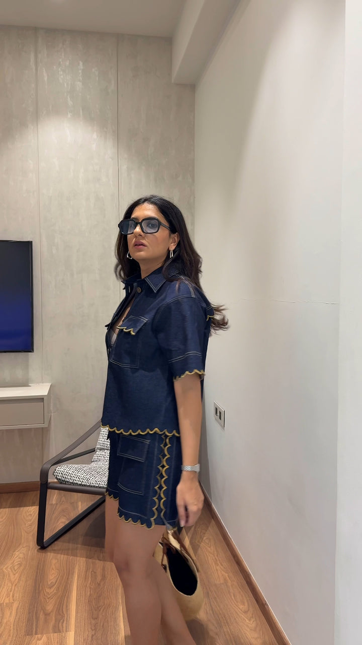 Gigi Denim Coord Set (As Seen on Vasundhra Sharma)