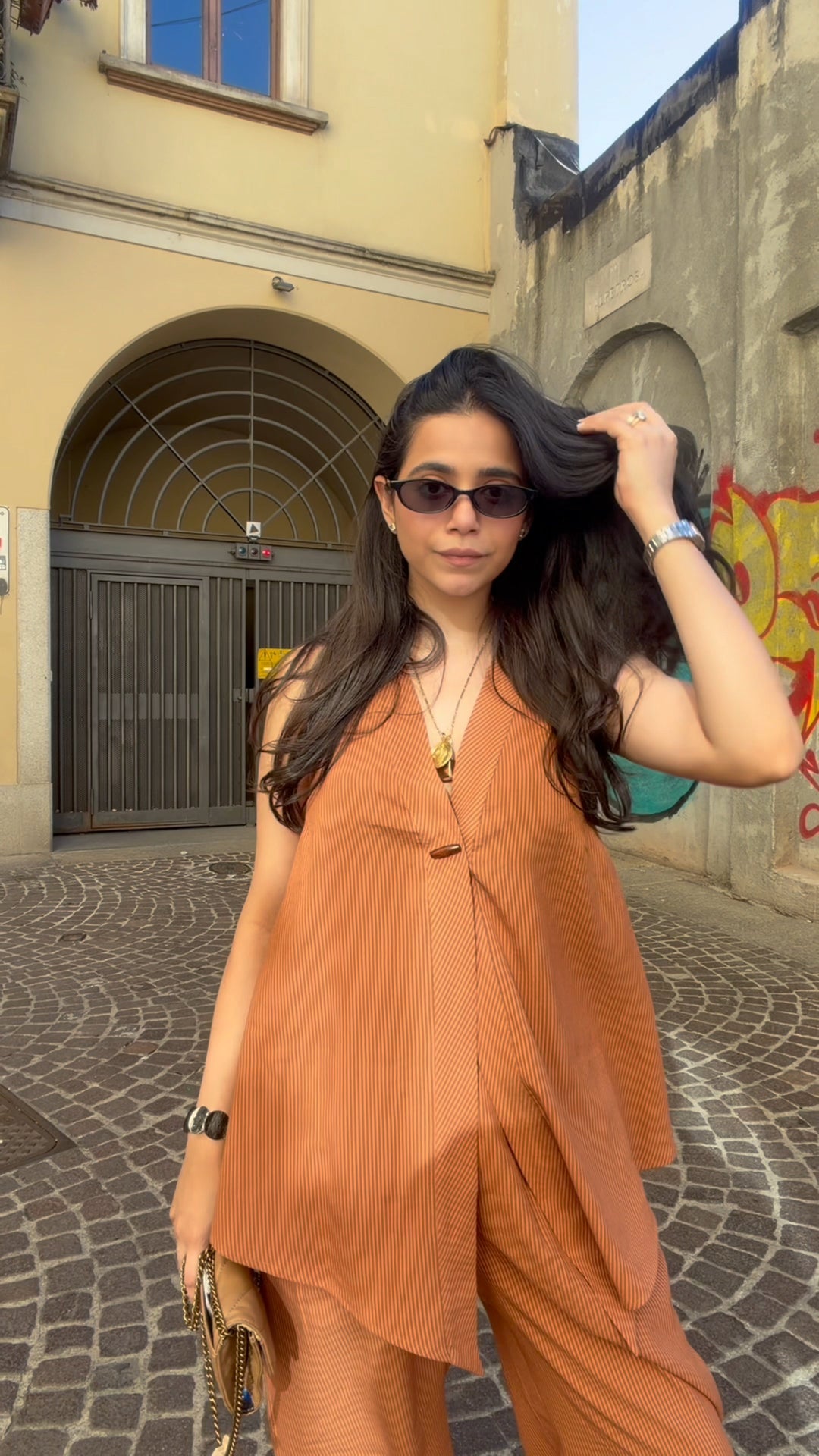 Sienna Pinstripe Co-ord Set (As seen on Ashween Sawhney)