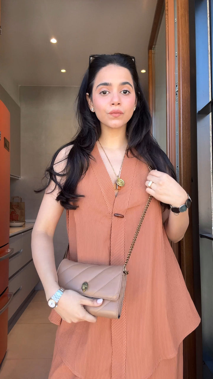 Sienna Pinstripe Co-ord Set (As seen on Ashween Sawhney)