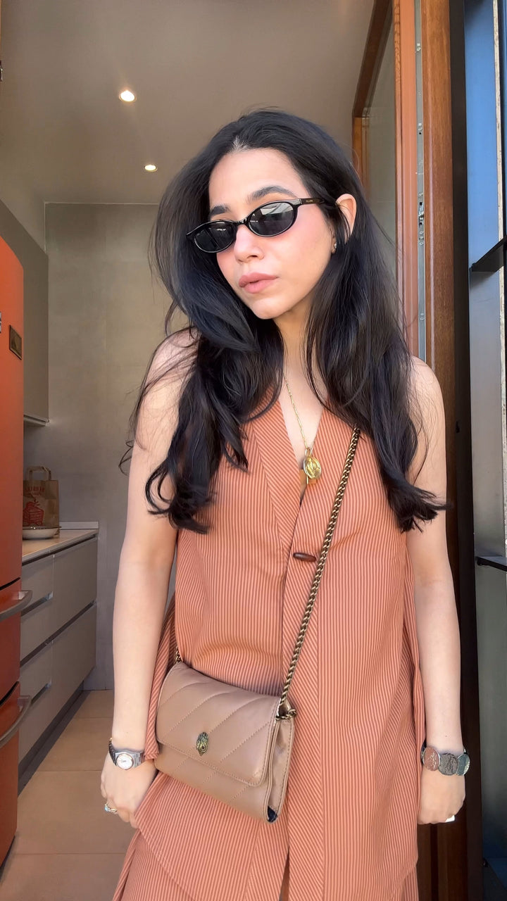 Sienna Pinstripe Co-ord Set (As seen on Ashween Sawhney)