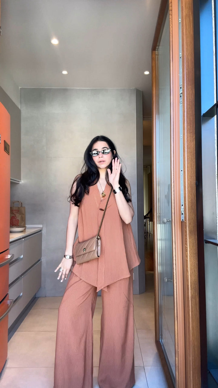 Sienna Pinstripe Co-ord Set (As seen on Ashween Sawhney)