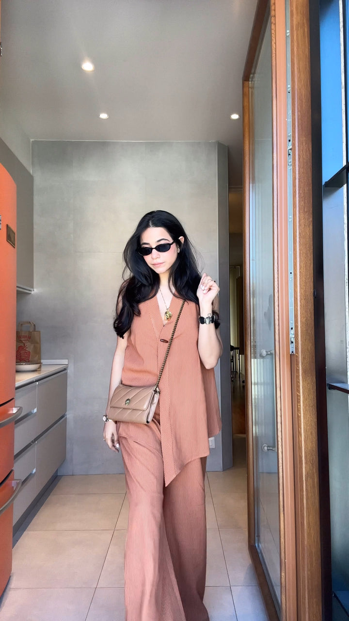 Sienna Pinstripe Co-ord Set (As seen on Ashween Sawhney)