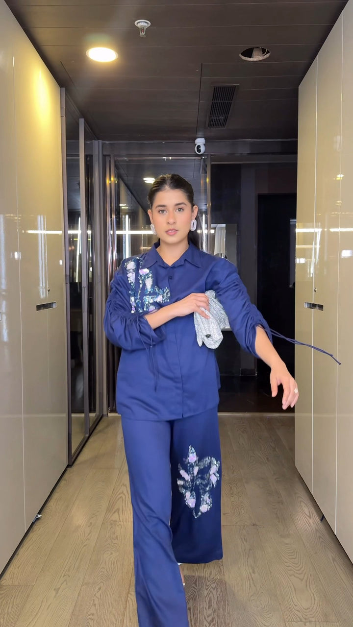 Midnight Rhapsody Co-ord Set (As Seen on Rhea Kalra)