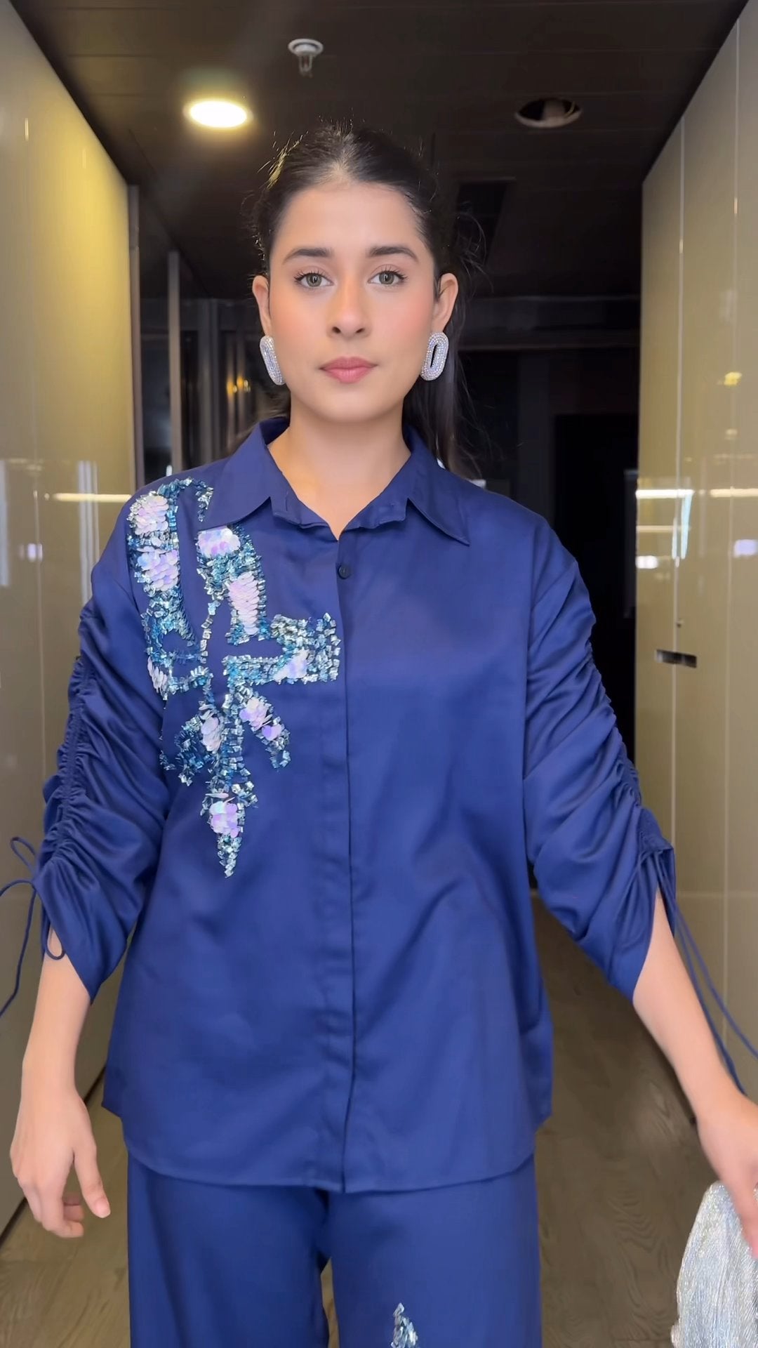 Midnight Rhapsody Co-ord Set (As Seen on Rhea Kalra)