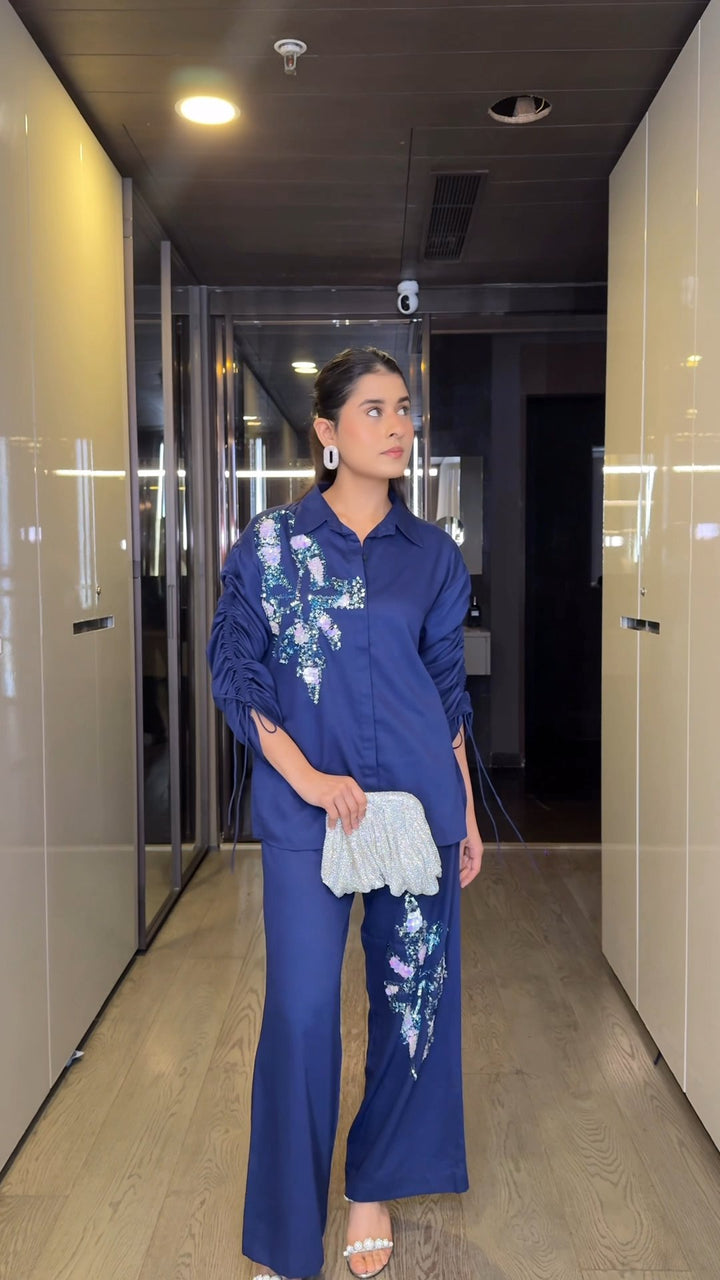 Midnight Rhapsody Co-ord Set (As Seen on Rhea Kalra)
