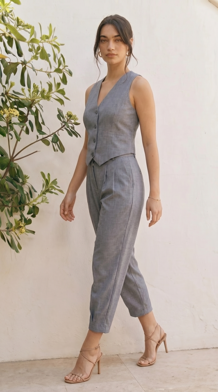 Camille Coord Set (Arctic Blue)