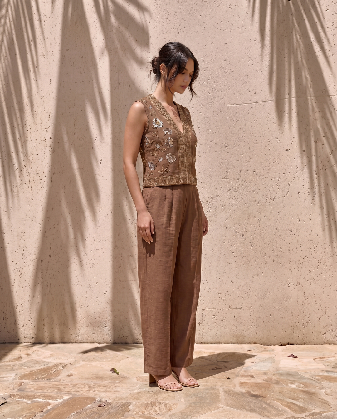 Tuscan Co-ord Set (Sienna Brown)