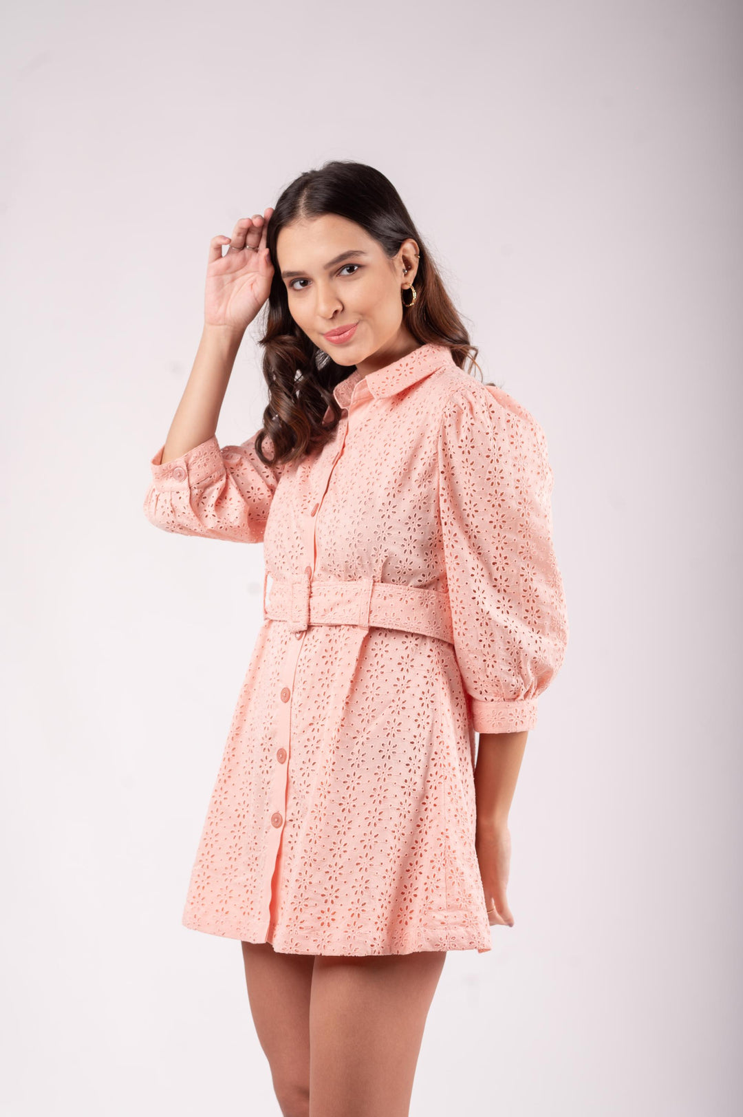 Peaches Broderie Anglaise Dress