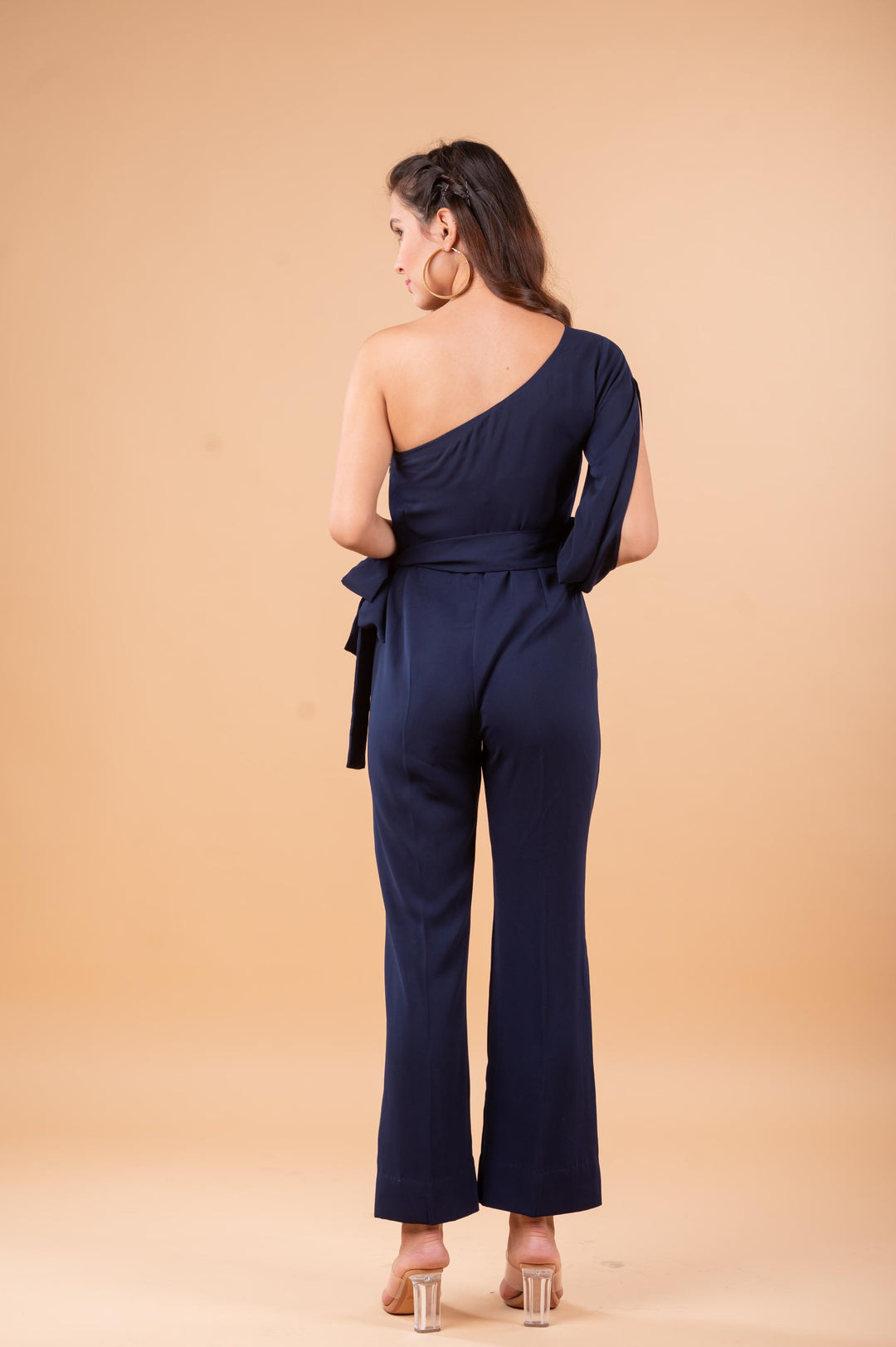 Meline Sleeve Slit Jumpsuit