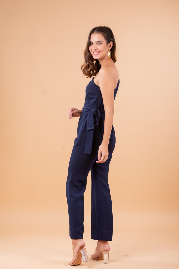 Meline Sleeve Slit Jumpsuit