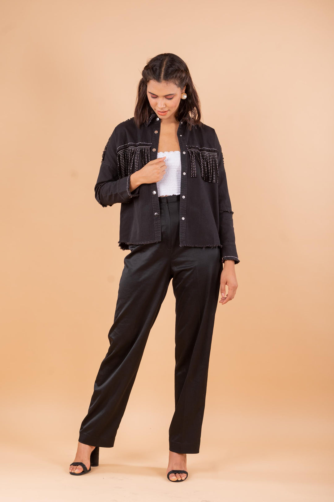 Missguided Fringe Jacket